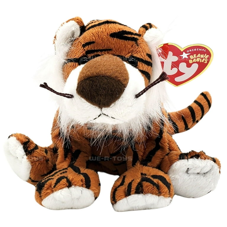 Ty Beanie Baby Toy: Stripey the Plush Tiger Stuffed Animal
