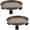 Brown, variant on 2Pcs 15.5 inch brown Plant Caddy with Universal Wheels, Round Movable Planter Dolly Trolley Tray Pallet Outdoor Indoor Tree Flower Stand Planter