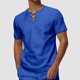 thumbnail image 3 of Camiseta informal transpirable de talla grande para hombre para el verano: tejido de poliéster, ligera y elástica, manga corta, ideal para el día a día o la playa, tallas S-XXXL., 3 of 7