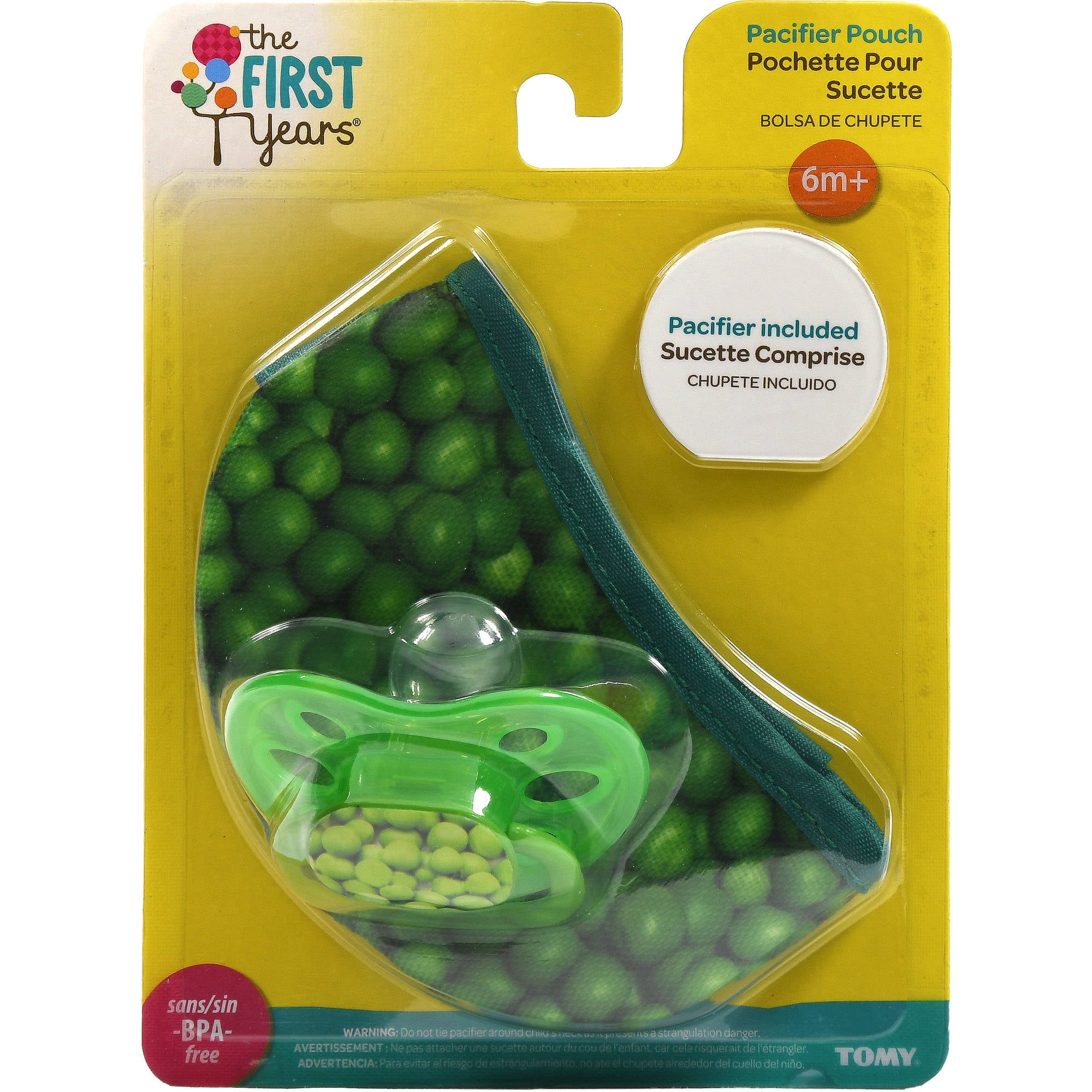 The First Years Peas Pacifier Pouch Walmart Com