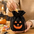 thumbnail image 6 of Halloween Treat Bags Featuring Drawstring Nonwoven Design, Halloween Candy Bags Bulk Set for Trick Or Treating and Party Favors, Reusable Small Gift Bags Drawstring for Holiday, 6 of 7