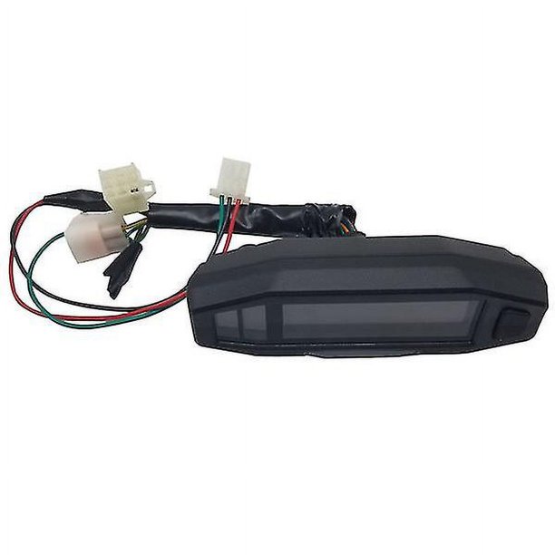 Universal Rpm motocicleta Lcd velocímetro mini medidor odómetro