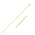 thumbnail image 1 of 14k Yellow Gold Solid Diamond Cut Rope Chain 1.5mm 22 in, 1 of 4