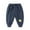Dark Blue, variant on Odeerbi Toddler Boys Girls Fleece Bloomers Pants Cotton Bloomers Diaper Cover Children's Winter Thermal Plush Jogger Pants Solid Color Print Warm Buttocks Pants Full Length Pants Coffee
