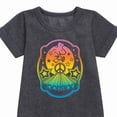 thumbnail image 2 of Peanuts - Psychedelic Color Burst Woodstock - Peace - Toddler & Youth Girls Fleece Dress, 2 of 5