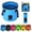 Blue, variant on Portable Collapsible Folding Water Bucket, 20L 5 Gallo Sturdy and Durable, Leakproof Collapsible Collapsible and portable water,for Outdoor Travel Hiking Fishing Beach