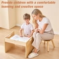thumbnail image 6 of Montessori Weaning Table and Chair Set for Toddlers, Kids Furniture for Play, Dining & Crafts, Ideal for Boys and Girls Aged 1-3 Years, 6 of 6