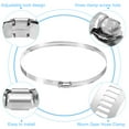 thumbnail image 4 of Uxcell Hose Clamp, 6 8/9" to 7 3/4" Adjustable Stainless Steel Worm Gear Hose Clamps for Fuel Line Plumbing, 6 Pack, 4 of 7