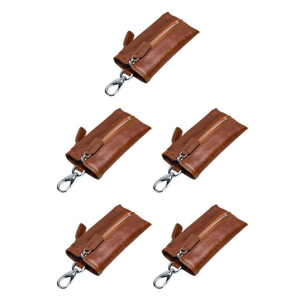 Cartera de cuero Qarigey para Llaves Monedero Organizador Bodega