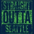 thumbnail image 2 of UGP Campus Apparel Straight Outta Seattle T-Shirt - Small - Navy, 2 of 7