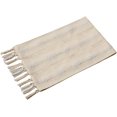 thumbnail image 2 of GHSDFBB Boho Table Runner Rustic Style 13\u201cx60\u201d, Cream Hollow Farmhouse Linen Table Runner 60 Inches Long with Tassels for Dining Room Kitchen, 2 of 3