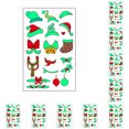 thumbnail image 1 of 10 Pcs Autocollants Jetables pour Tatouage Légers Imperméables Style Riche Maquillage Main Arbre Acrobaties Type 11, 1 of 7