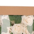 thumbnail image 3 of 25 uds flores artificiales rosa de aspecto Real 3 pulgadas de diámetro 7 pulgadas tallo rosas falsas suaves para decoración de fiesta boda, 3 of 8