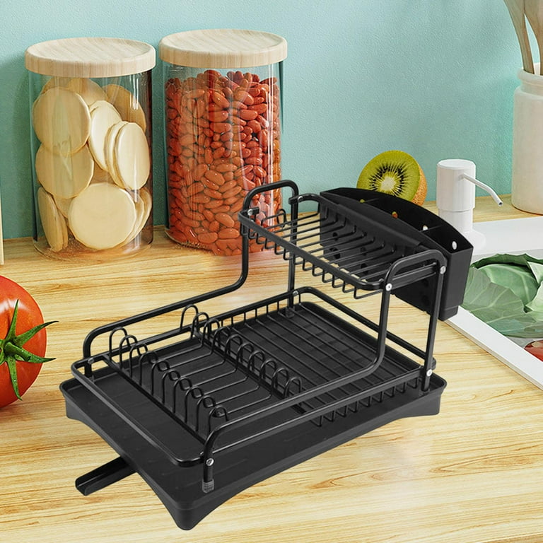 Multi-Functional Dish Drainer Black