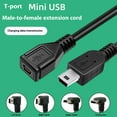 thumbnail image 3 of Mini USB Extension Cable USB 5Pin Male to Female Power Charging Data Transfer Extension Cable for Dashing Camera Accessory, 3 of 11