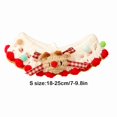 thumbnail image 3 of onlyliua para Interior/Exterior Collar de Gato Navideño, Bufanda Tejida, Collar Decorativo, Pajarita, Campana, Accesorios de Invierno para Mascotas, Anillo para El Cuello, 3 of 6