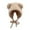 Khaki, variant on Hat Female Cute Bear Ears Warm Knitted Ear Cap Sweet Show Young Everything Winter Woolen Hat Man Hat for Winter