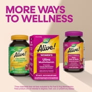 Natures Way Alive! Womens Ultra Multivitamin Tablets, High Potency Formula, 60 Count