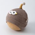 thumbnail image 2 of Hessimy Baby Ribbed Knit Beanie with Single Pom Antenna and Googly Eyes,Cute Winter Warm Hat, 2 of 9