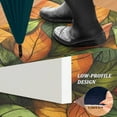 thumbnail image 2 of Yayeee Doormat for Indoor Entrance 32" x 20" Non Slippery Floor Rug, Green Retro Leaves, 2 of 8