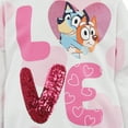 thumbnail image 3 of Bluey Girls Sweatshirt White Sizes 2T-8, 3 of 6