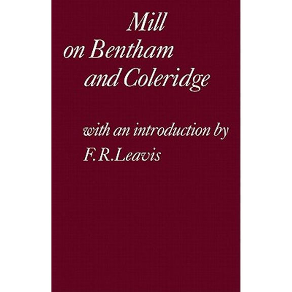 Pre-Owned Mill on Bentham and Coleridge (Paperback) 0521299179 9780521299176