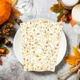 thumbnail image 4 of 100Pcs Thanksgiving Disposable Napkins, Fall Leaf Design Bathroom Guest Towels, Premium Orange Paper Hand Towels for Autumn Home Party Supplies, 4 of 15