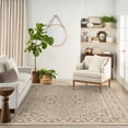 thumbnail image 5 of Nourison Tulum 8' x 10' Taupe Olive Indoor/Outdoor Rug, 5 of 9
