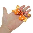 thumbnail image 4 of Unique Bargains 1 Pc Duckbill Clip Halloween Sequins Pumpkin Hair Clip for Women Orange, 4 of 5