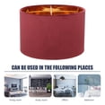 thumbnail image 4 of OUNONA Table Lamp Shade Decorative Red Cloth Craft 1Set, 4 of 8