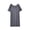 Dark Gray, variant on Women's Cross Back Nightgowns Loose Fit Sleep Shirt Casual Summer Lounge Loose Comfy Sleepdress