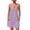 Lilac, variant on Ekouaer Nightgowns for Women Cotton Sleepwear Adjustable Spaghetti Strap Sleepshirt Racerback Sleep Dress with Pockets