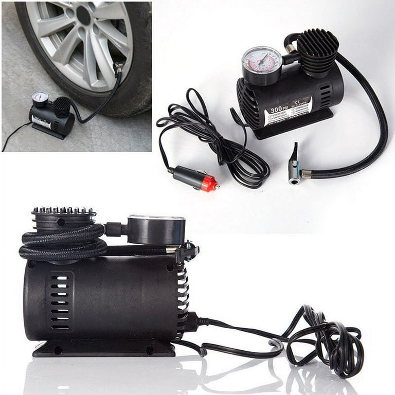 Heavy Duty 2 Cylinder 12V 150PSI Car Tyre Auto Tire Inflator Pump Air  Compressor