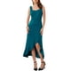 thumbnail image 2 of INSPIRE CHIC Vestido de cóctel para mujer sin mangas elegante con volantes y dobladillo dividido, vestido de fiesta de noche L azul verde, 2 of 6