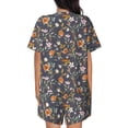 thumbnail image 3 of Lsque Wildflowers Women's Short-Sleeved Pajama Set - 2 Piece Soft and Lightweight Sleepwear Set-XX-Large, 3 of 9