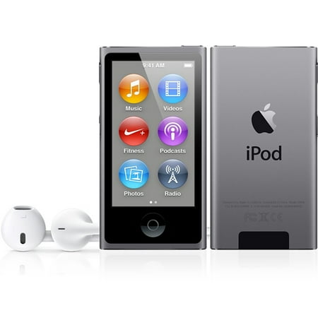 Refurbished Apple Ipod Nano 7th Generation 16gb Space Gray Mkn52ll A Treasure Hunter