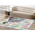 thumbnail image 4 of Air Balloons Rug, Housewarming Gift Rugs, Modern Rug, Girl Room Rug, Colorful Air Balloons Rugs, Colorful Air Balloons Rug, Moderns Rug, 2.6'x9.2' - 80x280 cm, 4 of 6