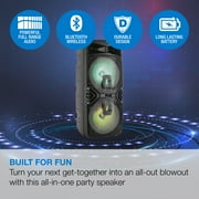 iLive Wireless Tailgate Party Speaker with FM Radio, ISB310B, Black