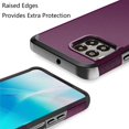 thumbnail image 5 of For REVVL 7 Pro 5G METKASE (Original Series) Tough Strong Shockproof Hybrid in Slide-Out Package - Dark Purple, 5 of 5