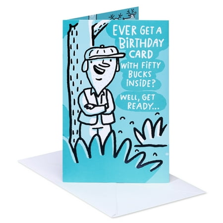 American Greetings Funny Birthday Card for Anyone (Surprise Bucks Inside!)