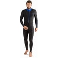 thumbnail image 1 of Rash guard de cuerpo completo Cressi Skin negro y azul talla L, 1 of 5