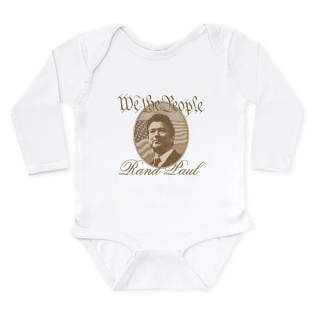

CafePress - We The People Rand P Long Sleeve Infant Bodysuit - Long Sleeve Cotton Baby Bodysuit