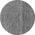 thumbnail image 1 of Ahgly Company Indoor Round Abstract Gray Modern Area Rugs, 5' Round, 1 of 4