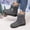 Gray, variant on Women Winter Snow Boots, Windproof Non-Slip Thermal Casual Mid-Calf Boots Navy Size 5.5