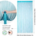 thumbnail image 2 of Beaded Curtain String Door Curtains 2 Pack, 39x79 Inch Boho Room Decor - Hippie Room Divider for Doorway Closet, Privacy Beaded Door Curtain for Bedroom Party, 2 of 6