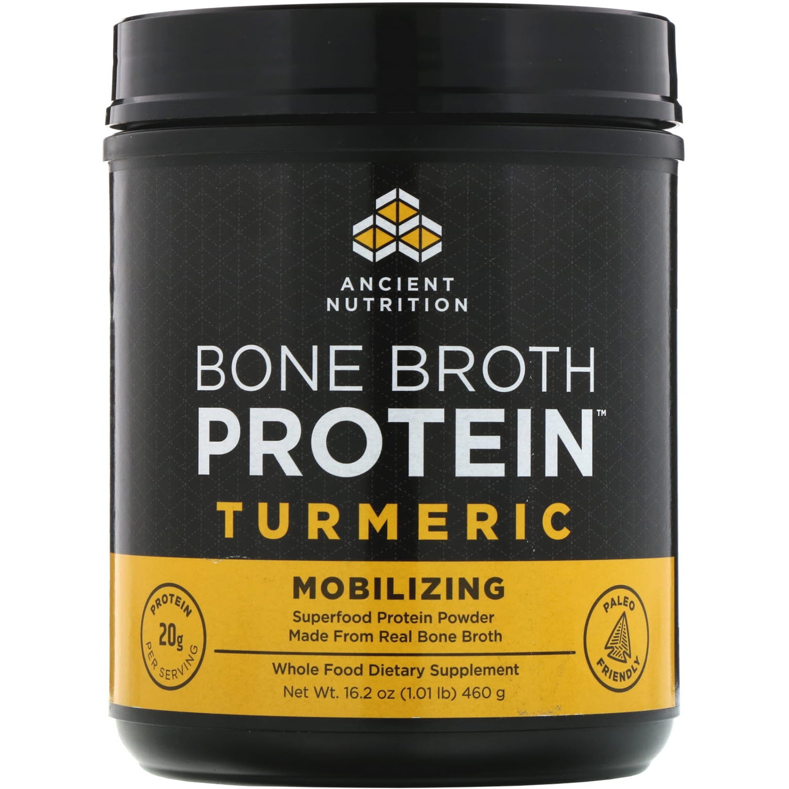 Ancient Nutrition, Bone Broth Protein, Turmeric, 20 Servings Walmart