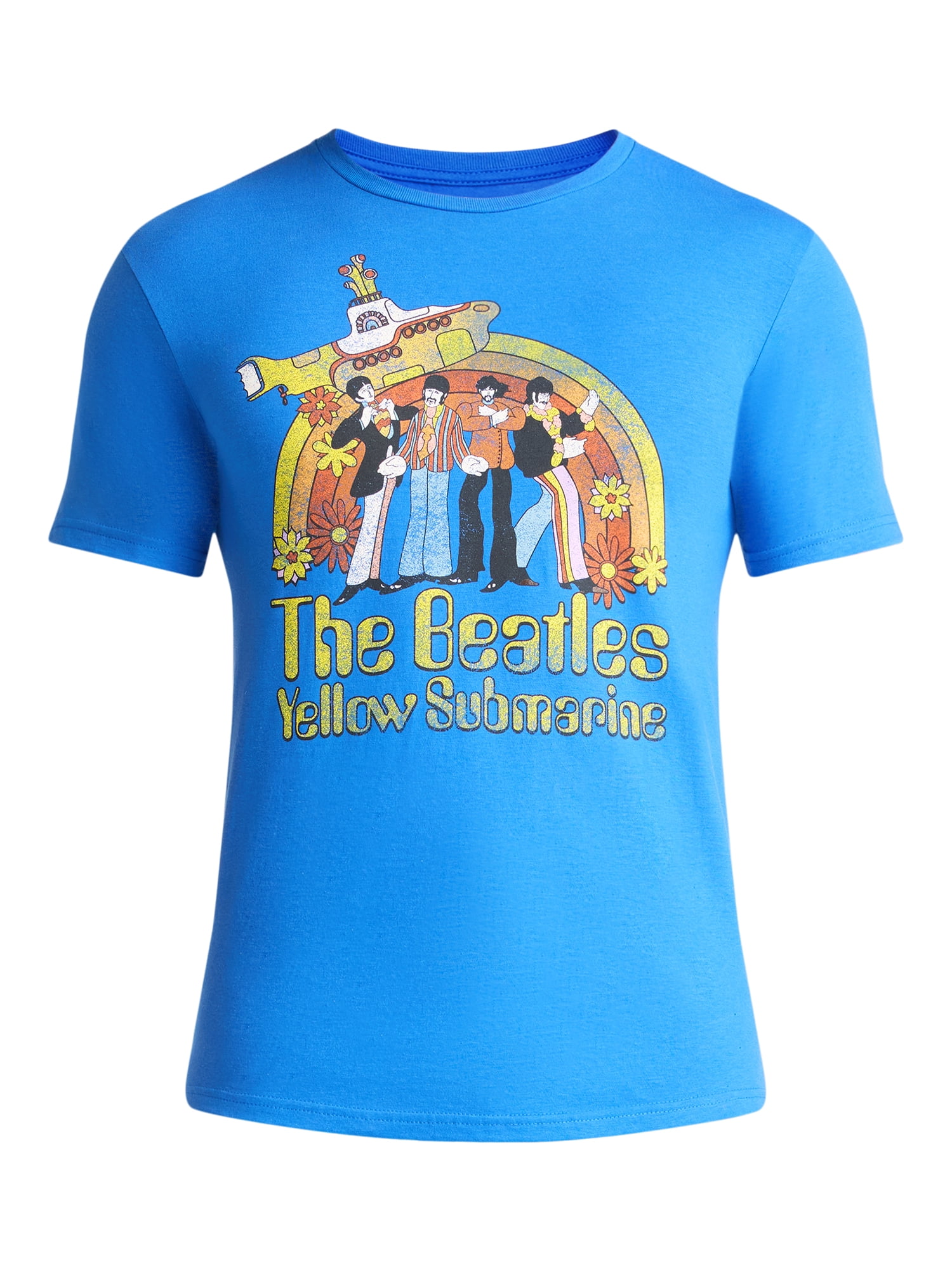 The Beatles Men's and Big Men's Cotton Graphic Tee, 2-Pack, Sizes S-3XL