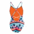 thumbnail image 3 of Dolfin Women's Uglies Revibe Print Low Crossback One Piece Swimsuit, 3 of 4