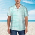 thumbnail image 4 of Kll Men'S Hawaiian Shirt Short Sleeve Button Down Beach Shirts-Blue Bright, 4 of 8