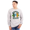 thumbnail image 3 of Smurfs Hate Being Pinched St Paddy Long Sleeve TShirt Men Women Brisco Brands S, 3 of 6